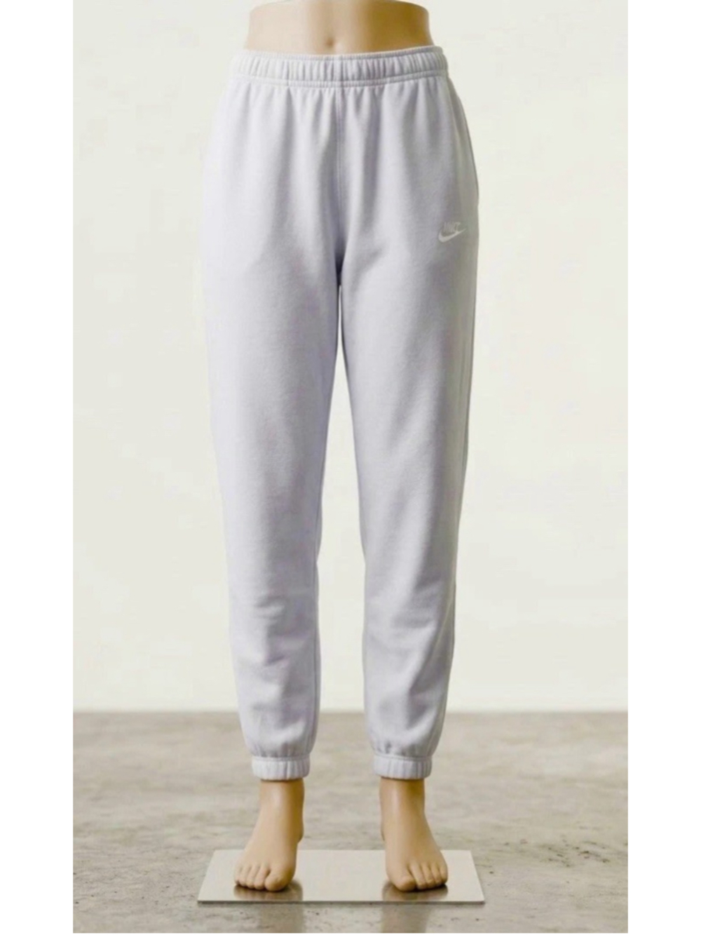 Nike Club Fleece Lined Joggers Mens L Smoke Gray Pockets Athleisure Sporty